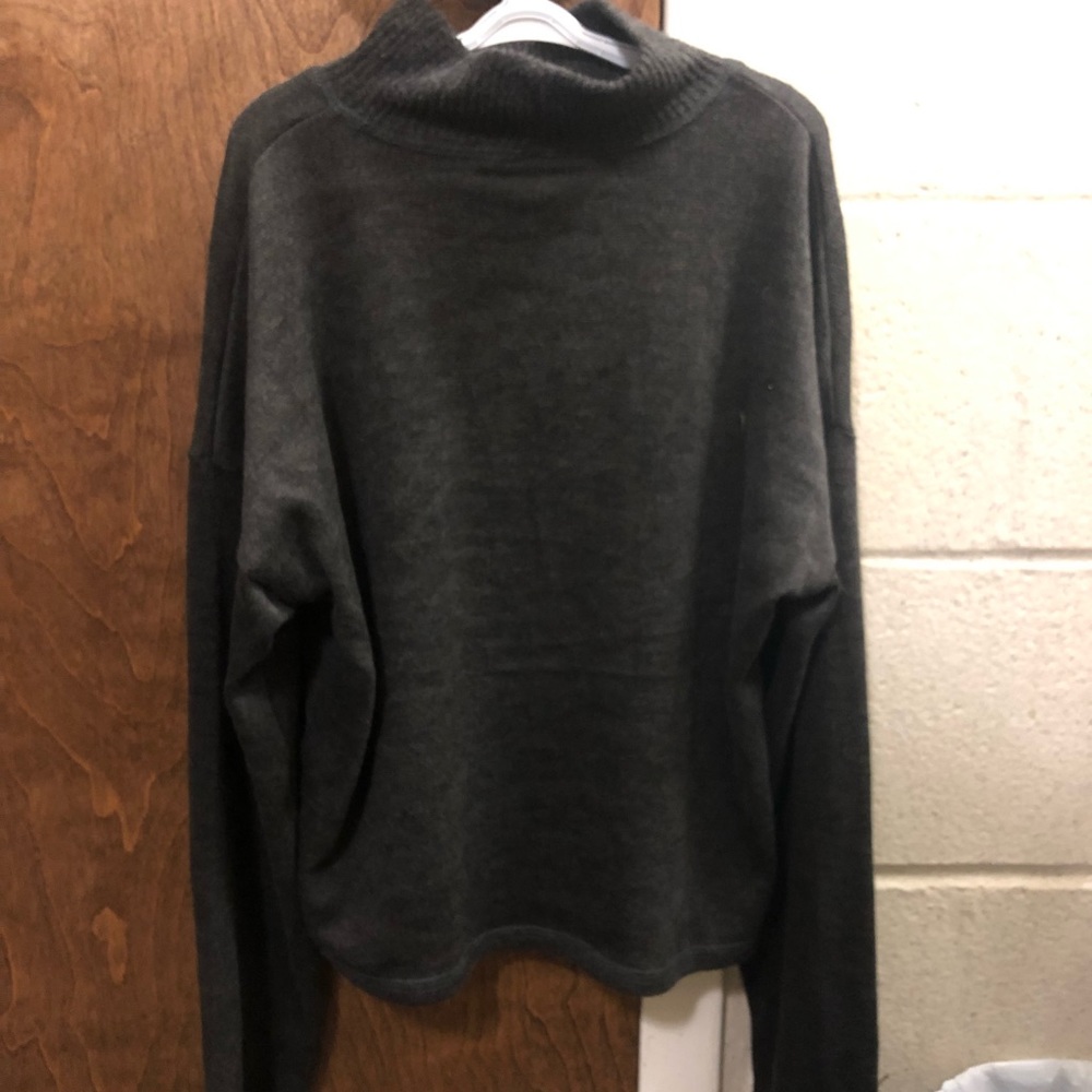 heart & hips plush turtleneck sweater
